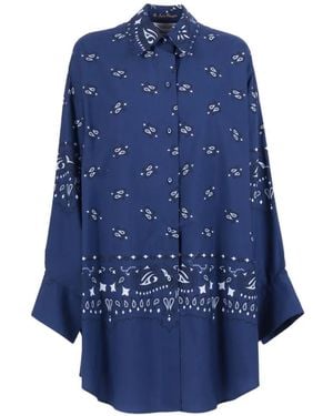 Le Sarte Pettegole Paisley-Print Shirt - Blue