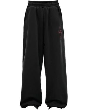 PROTOTYPES Double-Waistband Track Trousers - Black