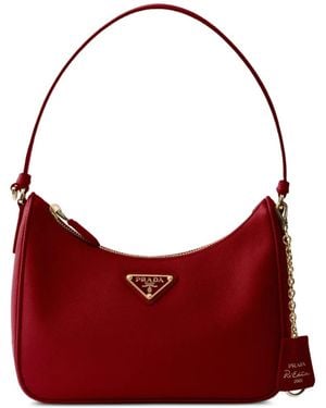 Prada Re-Edition 2005 Saffiano Leather Mini-Bag - Red