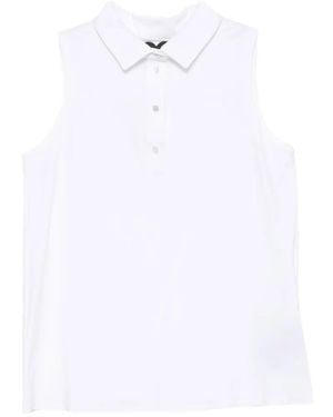 Rrd Sleeveless Polo Top - White