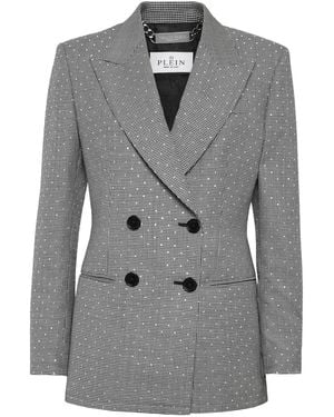 Philipp Plein Fit Blazer - Grey