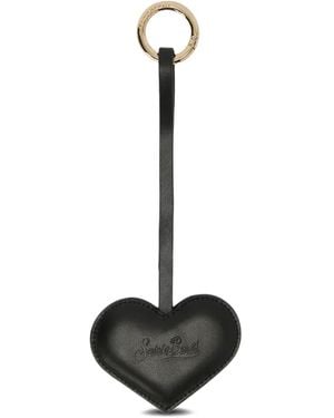 MC2 Saint Barth Heart Charm Bag Accessorie - White