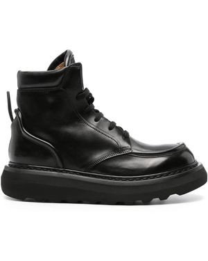 Premiata Stivaletti Stringati - Nero