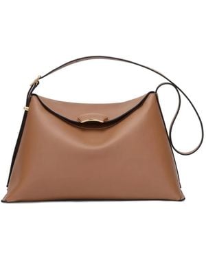 3.1 Phillip Lim Id Leather Shoulder Bag - Brown