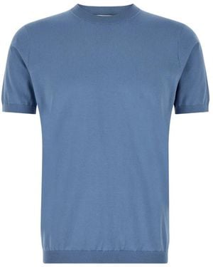 Riviera Crew Neck Short Sleeves T-Shirt - Blue
