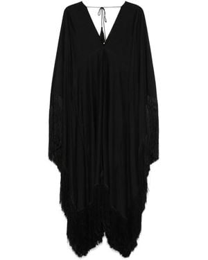 ‎Taller Marmo Fringed Maxi Dress - ブラック