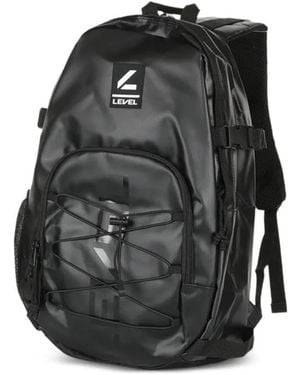 Level Rucksack Mit Bungee-Kordelzug - Schwarz