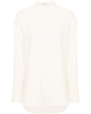 The Row Silk Buttoned Shirt - White