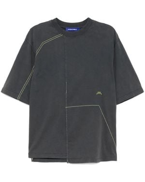 A_COLD_WALL* Logo-Print T-Shirt - Grey