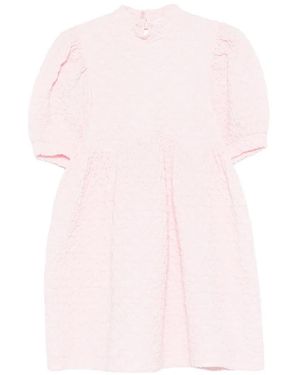 Cecilie Bahnsen Cbdumas Puffed-Sleeve Mini Dress - Pink