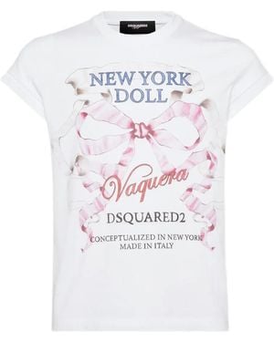 DSquared² Vaquera T-Shirt - Weiß