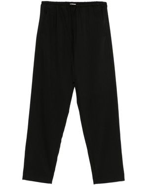 Forte Forte Elasticated-Waistband Trousers - Black