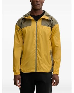 Columbia Hooded Zip-Fastening Jacket - Yellow