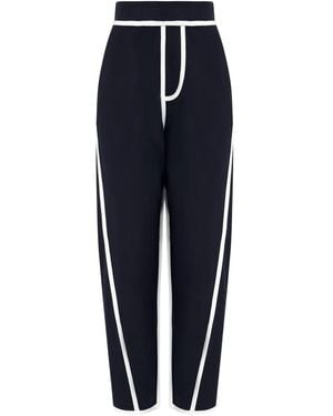 Osklen Pantalon À Liserés Contrastants - Bleu