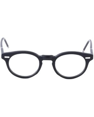 Thom Browne Occhiali Tondi - Nero