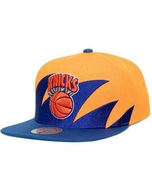Mitchell & Ness New York Knicks Sharktooth Cap - Blue