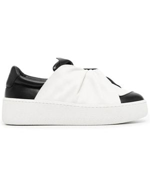 Ports 1961 Knot-Detail Slip-On Sneakers - Black