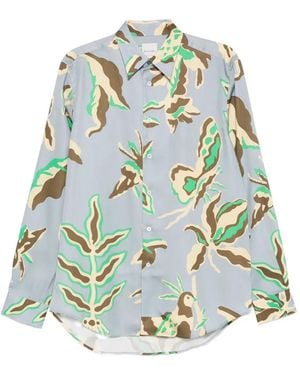 Paul Smith Printed Shirt - Blue