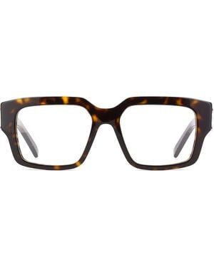 Givenchy Brille Mit Eckigem Gestell - Braun
