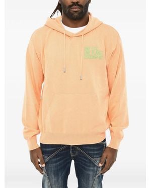 DSquared² Embroidered-Logo Hoodie - Blue