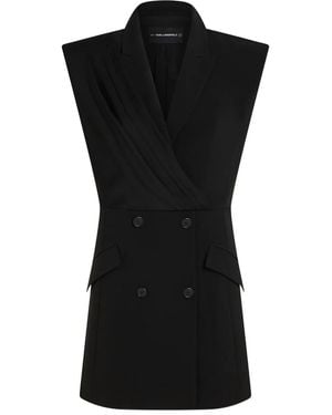 KARL LAGERFELD Karl Dna Blazer Dress - Black