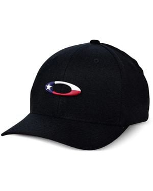 Oakley Tincan Flag Texas Baseball Cap - Black