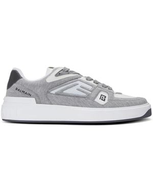 Balmain B-Court Skate Trainers - Grey