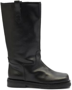 MORSICA Berta Leather Boots - Black