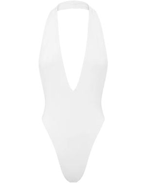 Myra Swim Ralph Halterneck Swimsuit - White
