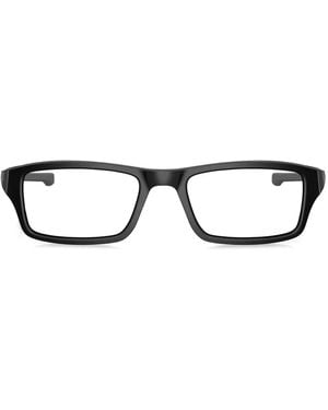 Oakley Chamfer Rectangle-Frame Glasses - Black