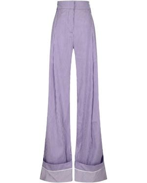 Des Phemmes Pantalon À Rayures - Violet