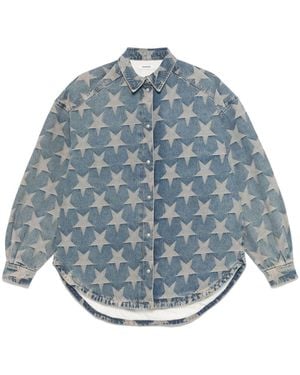 Sandro Starry Shirt - Blue