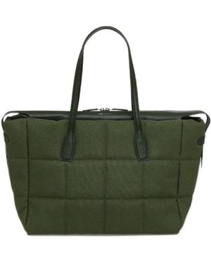 VEE COLLECTIVE Tote Bag Mit Steppung - Grün