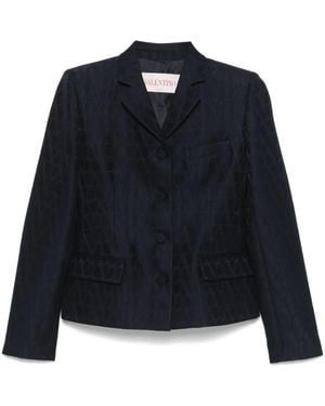 Valentino Garavani Toile Iconographe Blazer - Blue