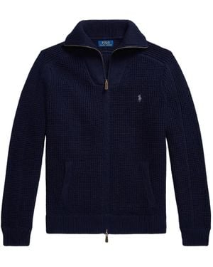 Polo Ralph Lauren Cardigan À Fermeture Zippée - Blue