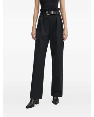IRO Kotel Belt-Loops Trousers - Black