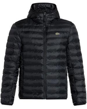 Lacoste Water-Repellent Padded Jacket - Black
