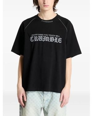 Pleasures Crumble Heavyweight T-Shirt - Black