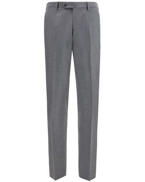 Germano 1952 Virgin-Wool Tailored Trousers - Grey
