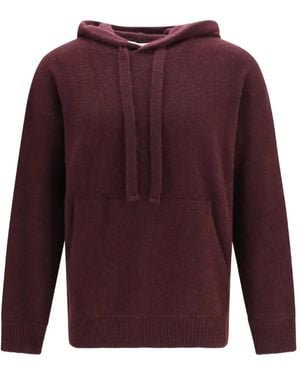 Laneus Knitted Hoodie - Purple