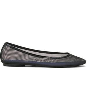 Lanvin Ballerines En Résille - Blanc