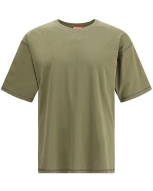 DIESEL Lucien Embroidered T-Shirt - Green