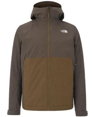 The North Face Chaqueta Con Capucha Y Diseño Colour Block - Marrón