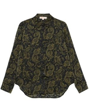 Michael Kors Hemd mit Paisleymuster - Grün