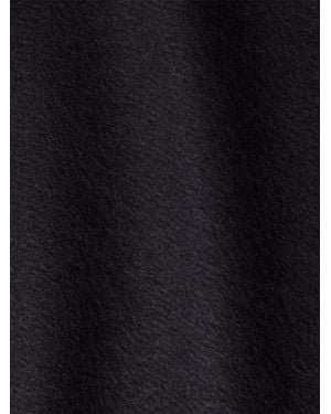 Prada Sciarpa Con Logo A Triangolo E Frange - Blu