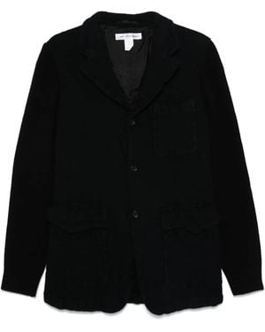 Comme des Garçons Single-Breasted Blazer - Black