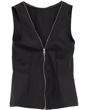 Paloma Wool Fase Top Met Rits - Zwart