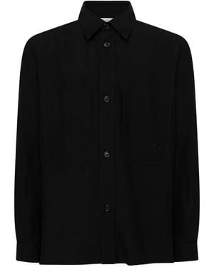 Laneus Two-Pocket Overshirt - Black