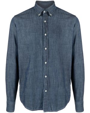 Deperlu Chemise En Coton - Bleu