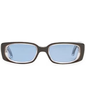 Our Legacy Lunettes De Soleil Rectangulaires Samhain - Blue